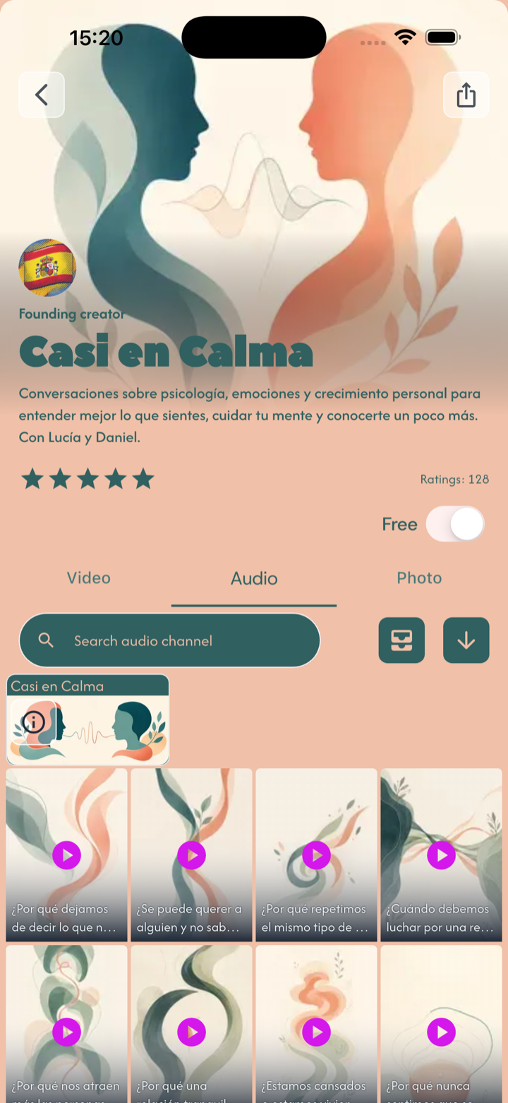 Casi en Calma — creator profile in Fanlify