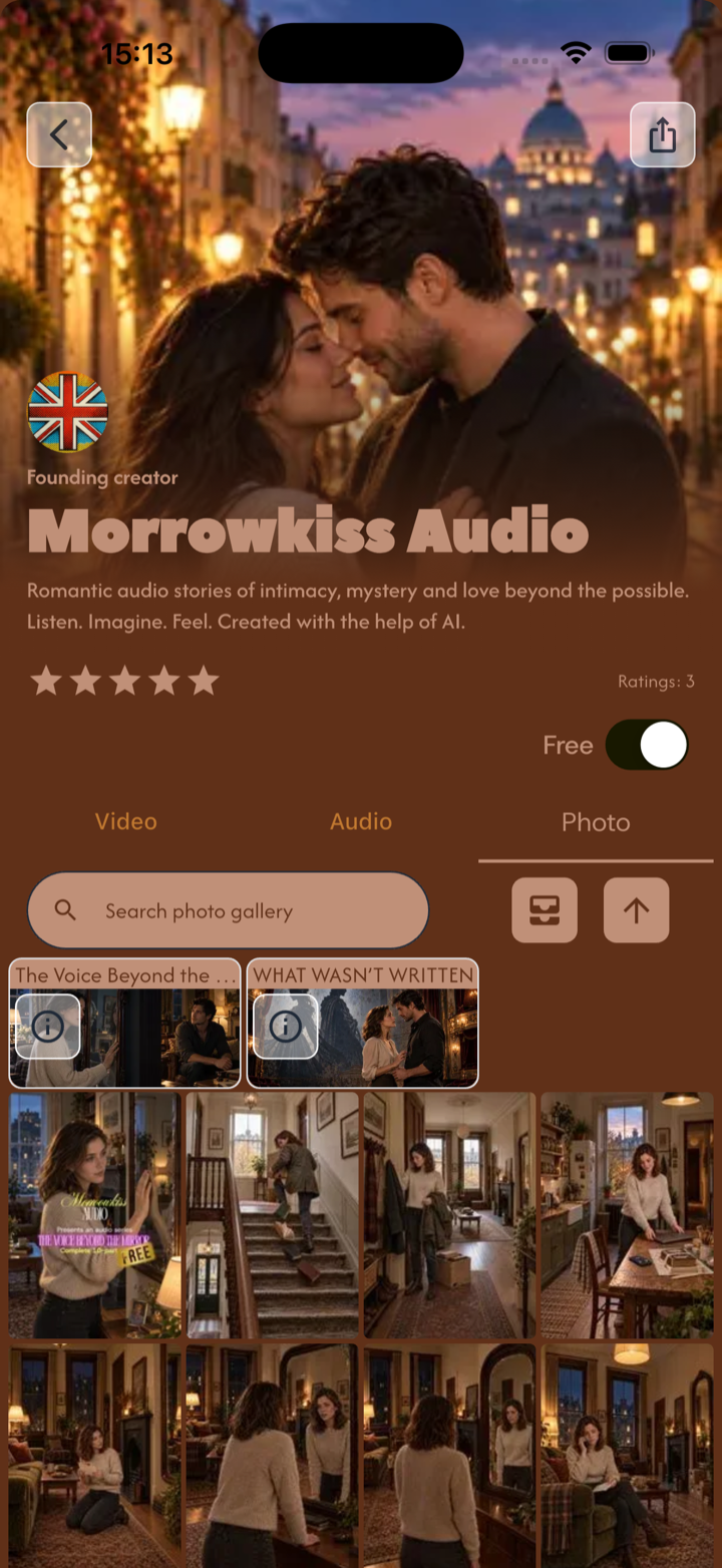 Morrowkiss Audio — creator profile in Fanlify